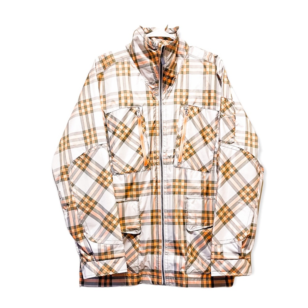 Air Jordan Prowler Zip-Up Plaid Jacket Medium